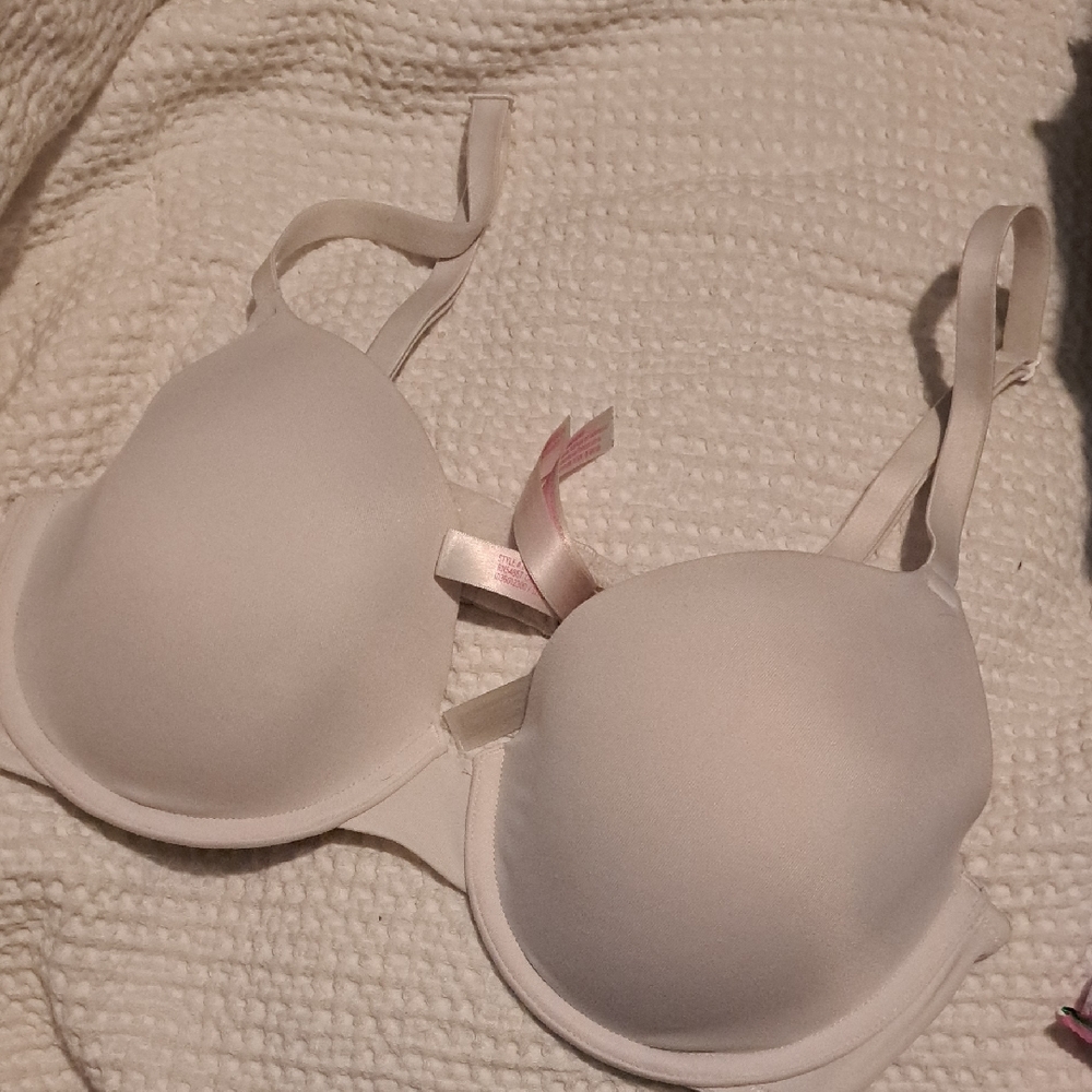 Vic. Secret Pink White Bra